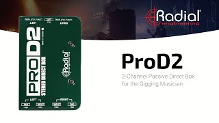 Video thumbnail for ProD2 | Radial Engineering by Radial Engineering