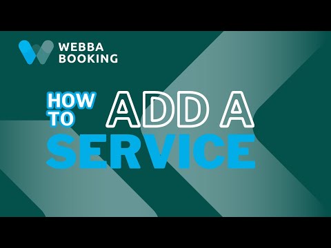 How To Add A Service On Webba Booking