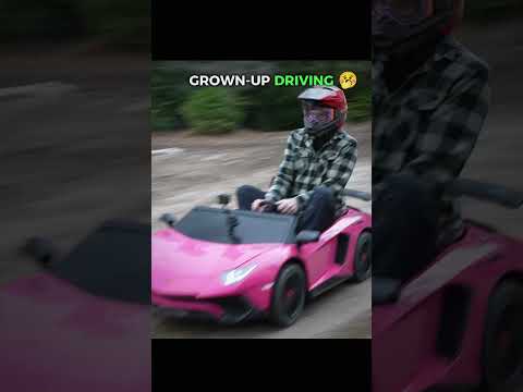 Grown-Up vs Kid: Their driving is DIFFERENT... 💀🔥