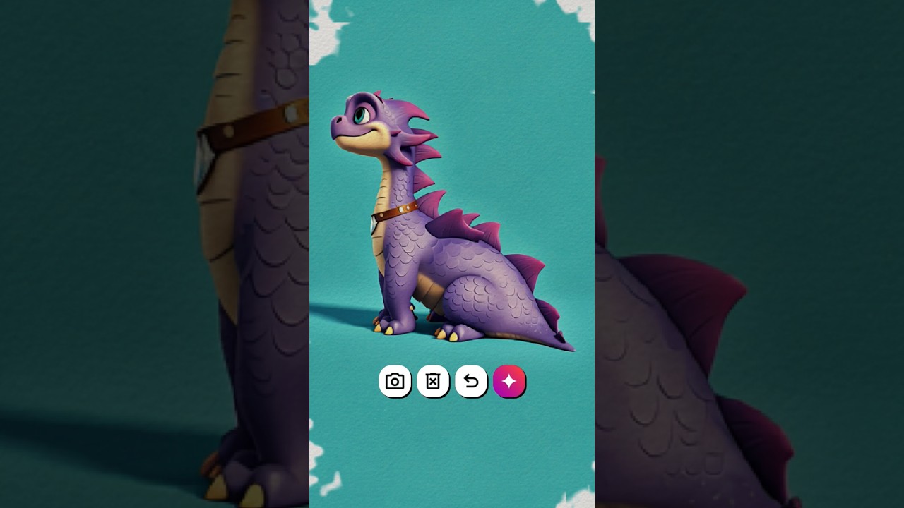 aisa dragon paint karo #art #funny #easydraw #drawing #easydrawing #emoji #ai #aiart #cat  #dino