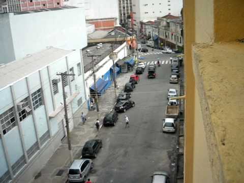 Thunderstorm rolling into Sé, São Paulo, Brazil