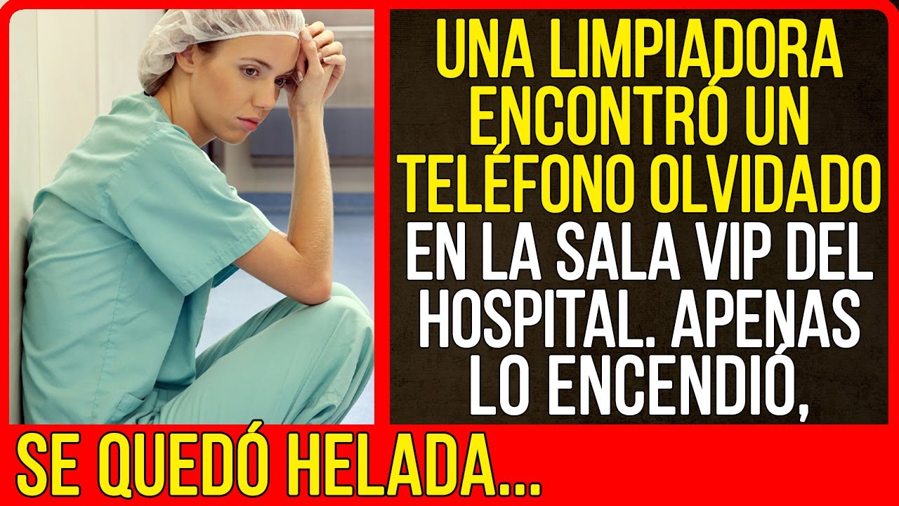 lo que la limpiadora vio en el teléfono la asombró...