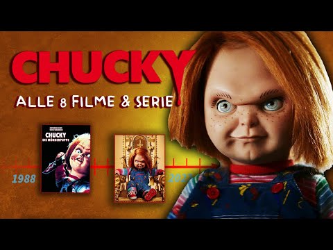 Alle 8 Chucky Filme & Serie Geschichte erklärt