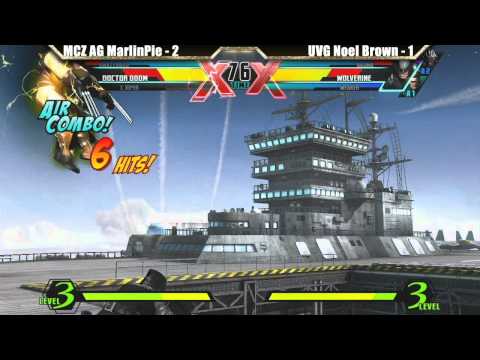 UMVC3 Exhibition MCZ AG MarlinPie vs UVG Noel Brown - Chris Matrix Raw Skills Challenge