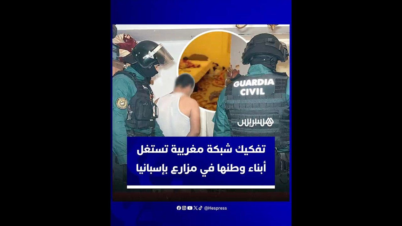 تفكيك شبكة مغربية تستغل أبناء وطنها في مزارع بإسبانيا تحت ظروف قاهرة وشاقة thumbnail