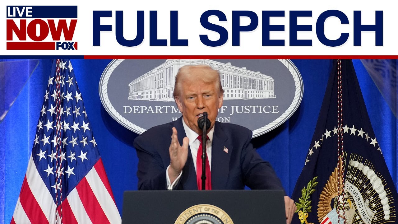 FULL REMARKS: President Trump speaks at the Justice Department