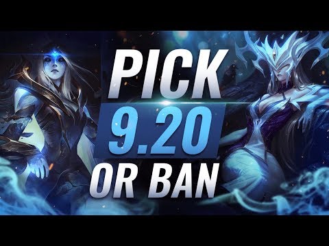 OP Pick or Ban: BEST BUILDS For EVERY Role - League of Legends Patch 9.20