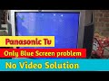 Crt Tv Only Blue Screen Problem No Picture Problem In Crt Tv