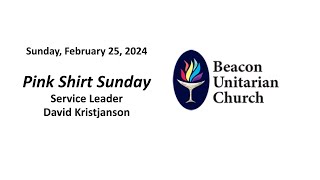 February 25, 2024: Pink Shirt Sunday with David Kristjanson