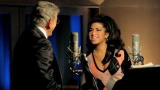 RARE Amy Winehouse in the studio with Tony Bennett
