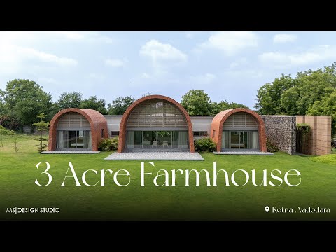 3 Acre Sustainable Farmhouse in Vadodara | Vernacular Architecture & Eco-Friendly Design