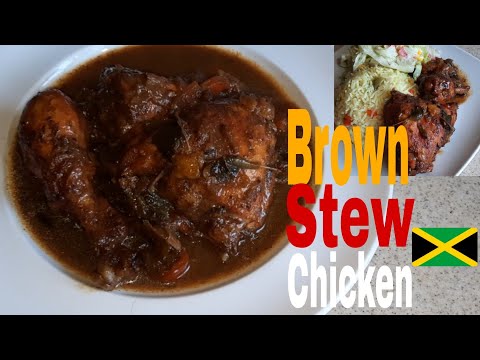 simple Jamaican-style Brown Stew Chicken!Best