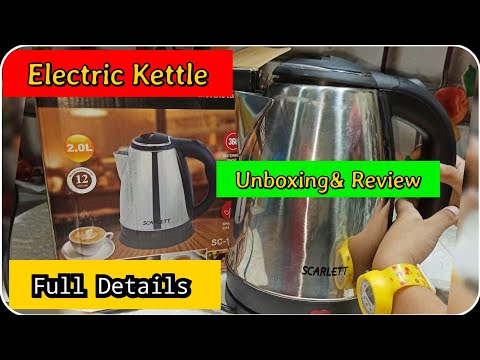 Scarlett Staninless Steel Electric Kettle