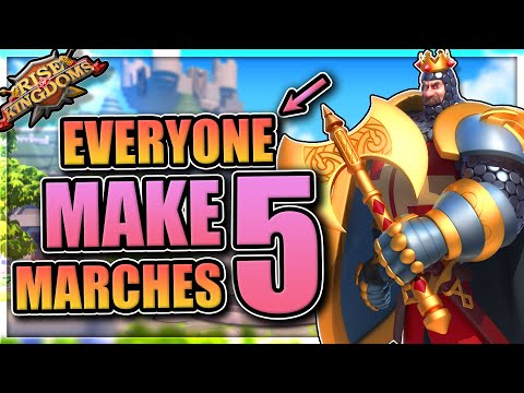 Bola asesina inicial en Rise of Kingdoms [5 marchas en campo abierto]