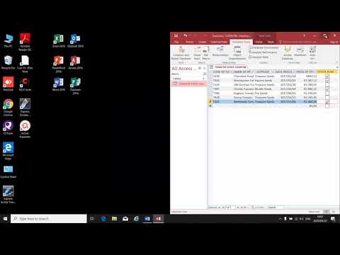Office Data Processing L4 (MS Access - Entering Data in a table) - Mrs. L. Stander