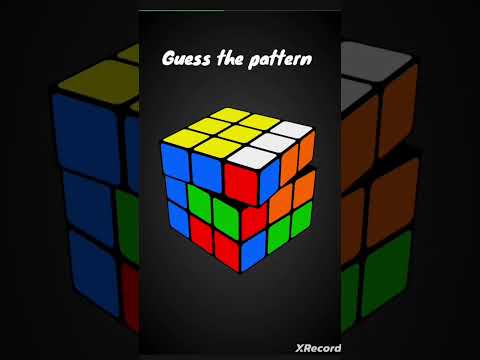 "The ultimate Rubik's cube challenge:Can you guess the pattern?" | #shorts #viral #trending
