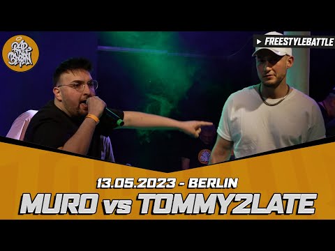 MURO vs TOMMY2LATE - Halbfinale 1/2, Freestyle Battle Turnier - Rap in Berlin, 13.05.23