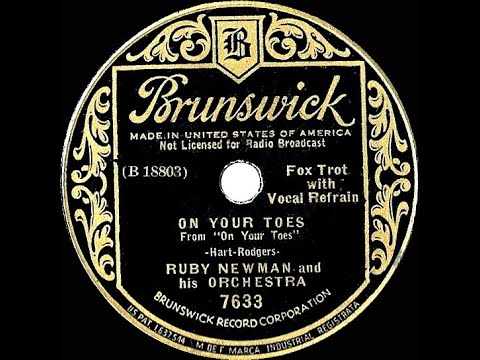 1936 Ruby Newman - On Your Toes (Buddy Clark, vocal)