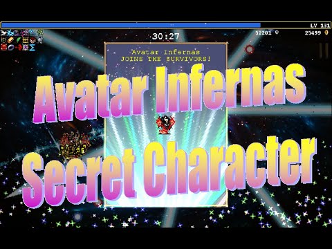 Avatar Infernas, new Secret Character - Vampire Survivors
