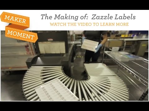 Maker Moment Zazzle Labels