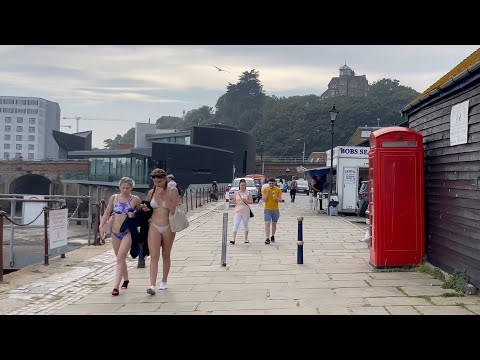 Folkestone beach walk England Kent 🇬🇧 06/09/2021