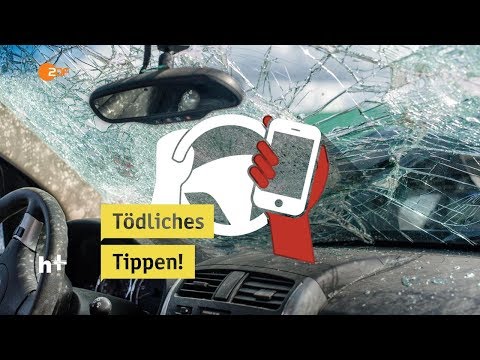 Im Blindflug in den Gegenverkehr - Handy am Steuer - heute+ vom 24.01.18 | ZDF