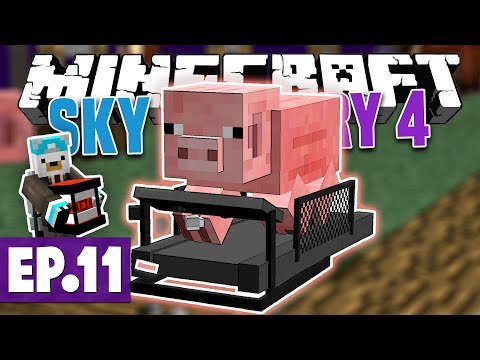 Minecraft Sky Factory 4 - GOC SCIENCE LABS! #11 [Modded Questing Skyblock]