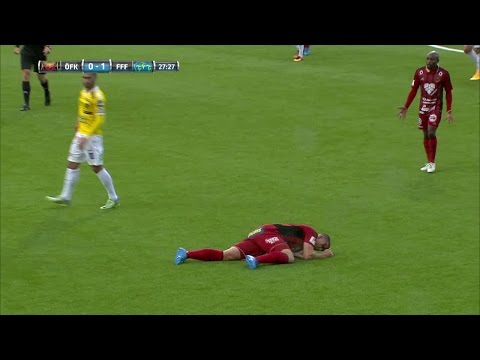 Östersund-spelare åker på otäck smäll - TV4 Sport