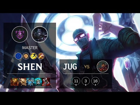 Shen Jungle vs Graves - EUW Master Patch 10.23