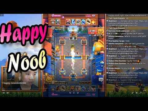 🔥Happy Noob 👈  Hog Naldo GOD  7200+ gameplays - Clash Royale