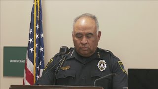 Topeka police Chief Chris Vallejo speaks on officer-involved shooting