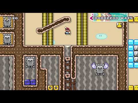 Super Mario Maker 2 - Troubling Thwomp Tower, by pbn