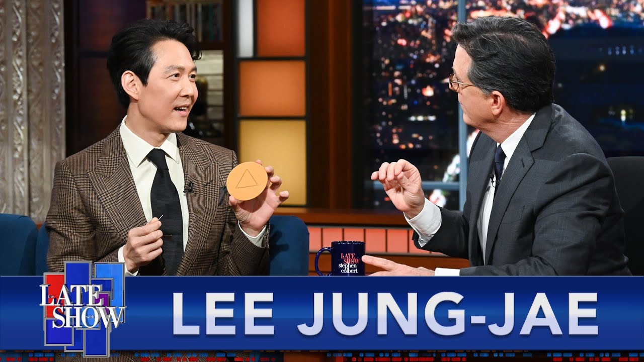 Lee Jung-jae And Stephen Send Leo A Selfie, Take The Dalgona Candy Challenge From "Squid Game"