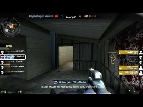CS GO: DreamHack Winter 2012 Curse vs CPH Wolves Hunden & Nico -2 Zeus Epic Lol de_nuke