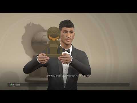 Become a Legend(PES18): LONG MALIN Wins South American Player of the year!