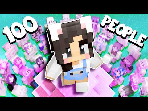 💜100 Players Have 24 HOURS to Build My Dream House!