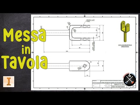 MESSA IN TAVOLA in Autodesk Inventor - IDW format - [TUTORIAL - ITA]