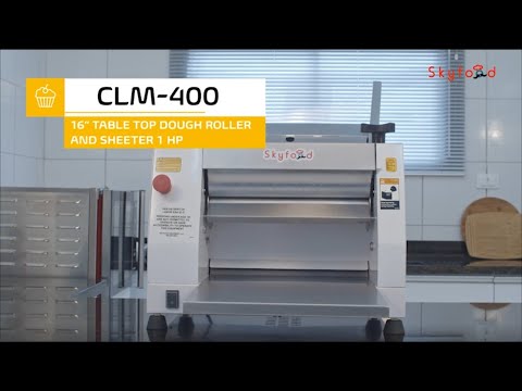 Skyfood CLM-400 16" Table Top Single Pass Dough Roller & Sheeter, 80 RPM, 1 Hp 2 image