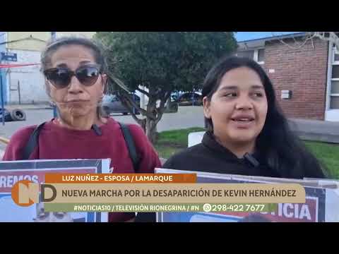 Treinta y un días sin Kevin Hernández: familiares y amigos marcharon en Lamarque