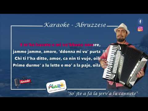 So’ jte a fà la jerv’a lu cannete - Karaoke