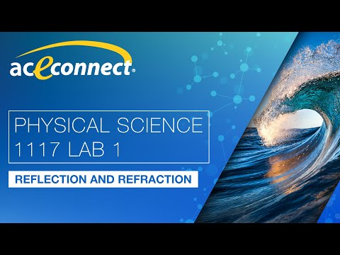 Physical Science 1117 Lab 1 || Reflection and Refraction