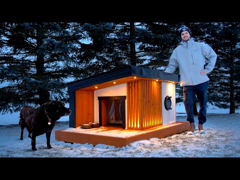 , title : 'Building a HEATED DOG HOUSE for Canadian Winters'