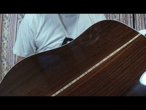 2023 Yairi DY-28 All Solid Guitar Natural+Deluxe Yairi hard case, Owner’s Card, Spec Card and a special Humidity-regulating sheet for guitar, truss rod key and a spare bridge pin image 26