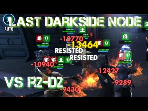 Last Dark Side Node 9-D VS R2-D2  Star Wars Galaxy of Heroes