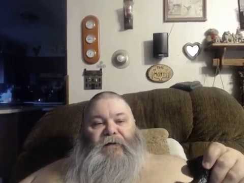 Briar Blade Smoking a Stanwell Brass Band Horn #126