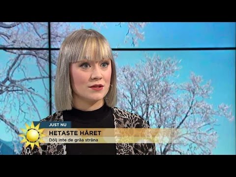 Hetaste hårtrenden: mormorshår - Nyhetsmorgon (TV4)