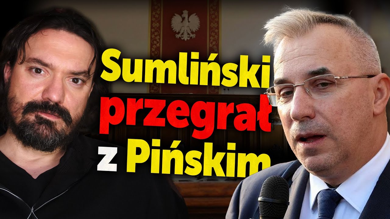 Sumliński przegrał z Pińskim. Kłamca, złodziej, oszust, plagiator nie przekonał sądu.