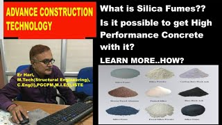 #advanceconstructiontechnology What is Silica Fumes How much Concrete strength get  it?#cstechguruji