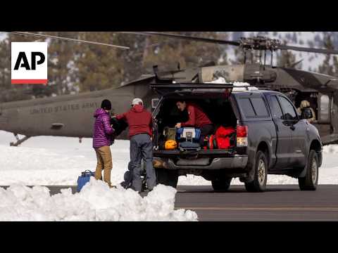 Crews recover bodies of 9 backcountry skiers days after California avalanche