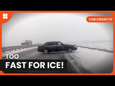 Icy Road Crashes You Can’t Unsee | Car Crash TV